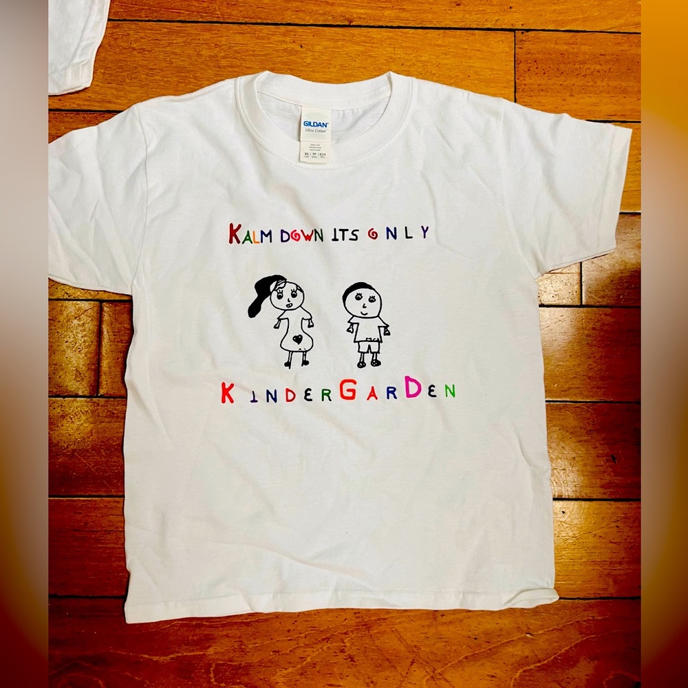 First day of kindergarten T-shirt!